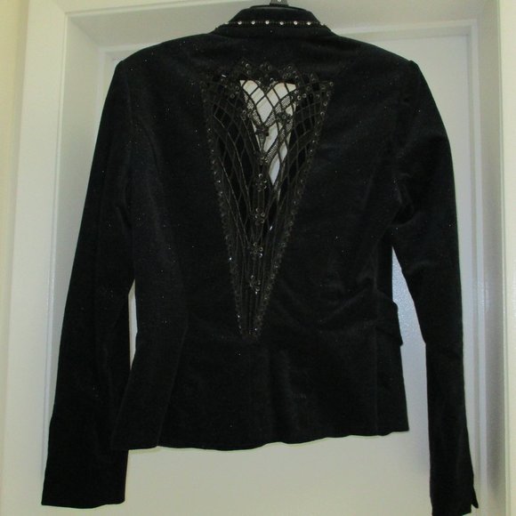 BISOU BISOU Black Lined Jacket - Small - Picture 3 of 15